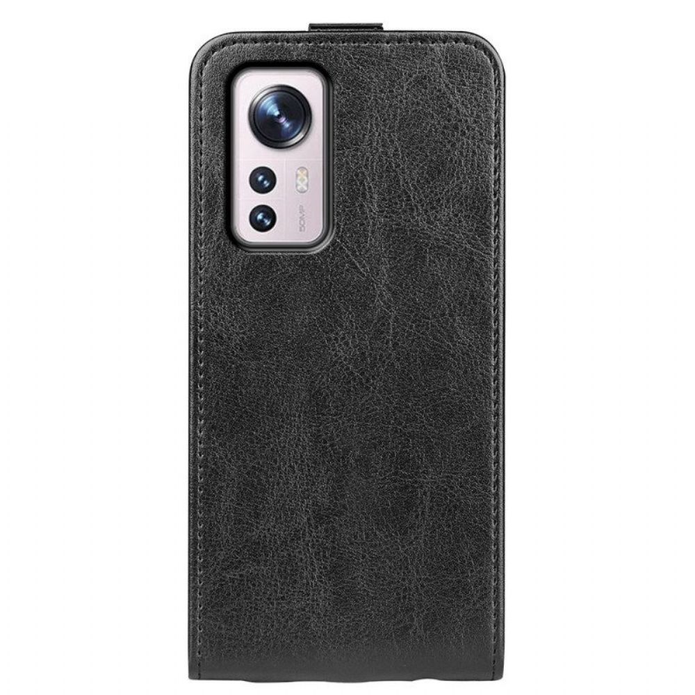 Folio-hoesje voor Xiaomi 12 / 12X Flip Case Verticale Flap Leer Effect