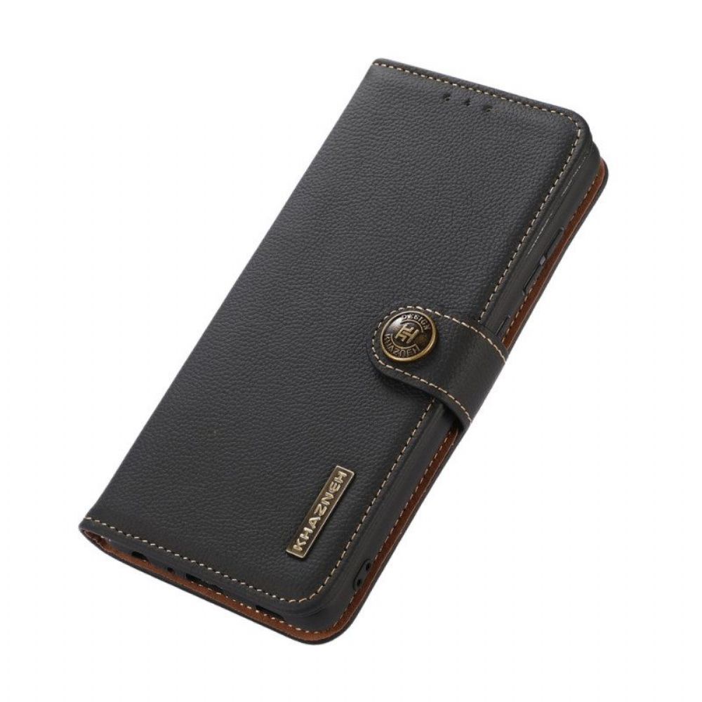 Folio-hoesje voor Xiaomi 12 / 12X Khazneh Rfid Echt Leer