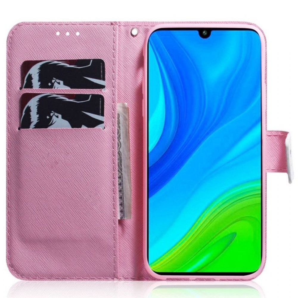 Folio-hoesje voor Xiaomi 12 / 12X Met Ketting Pompoen Met Bandjes