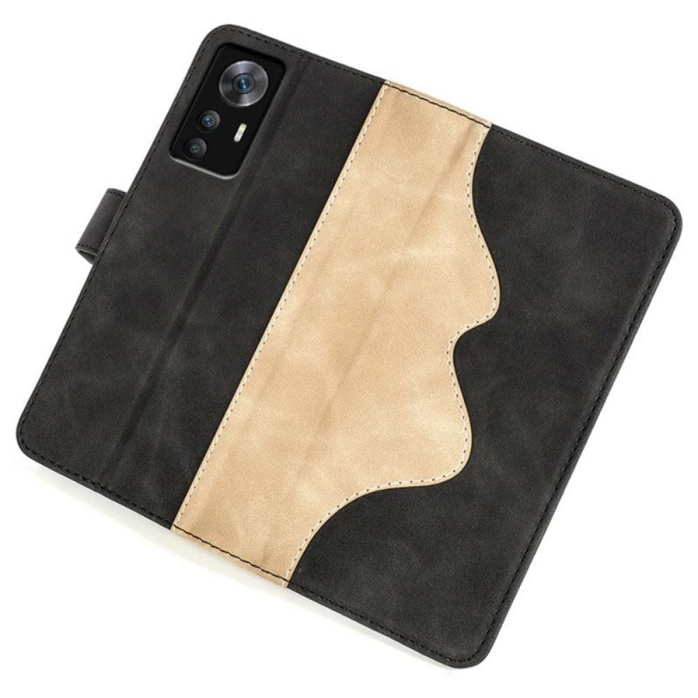 Folio-hoesje voor Xiaomi 12T / 12T Pro Stijlvolle Two-tone