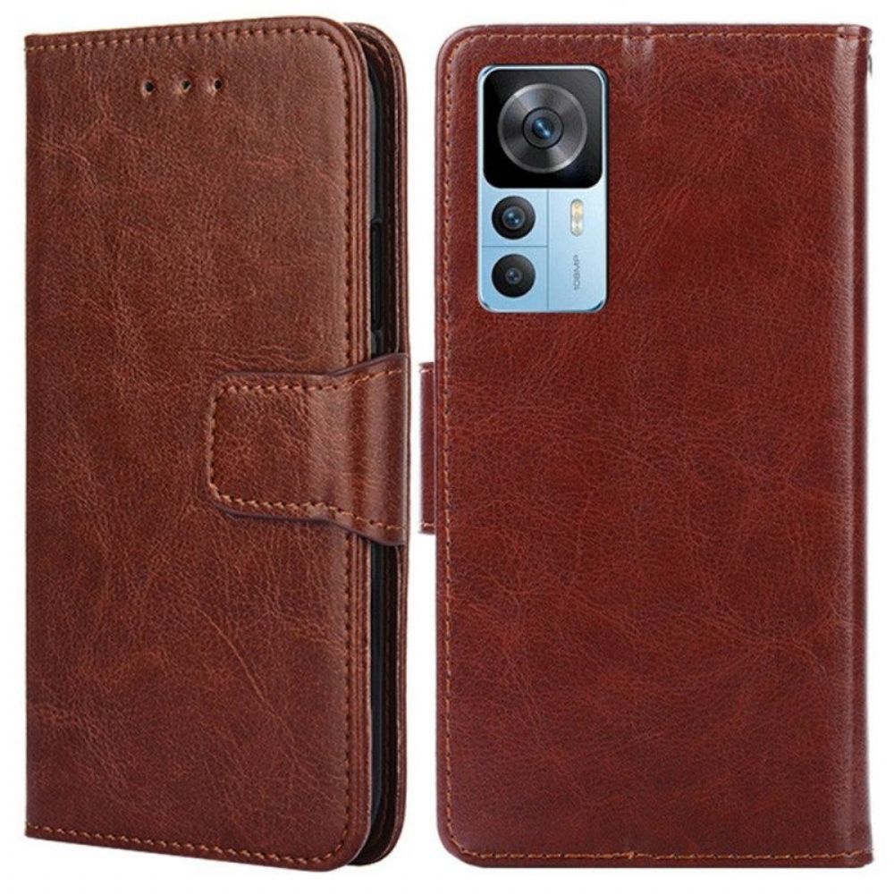 Folio-hoesje voor Xiaomi 12T / 12T Pro Vintage Kunstleer