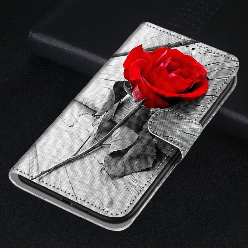 Folio-hoesje voor Xiaomi 13 Bloemen Met Riem