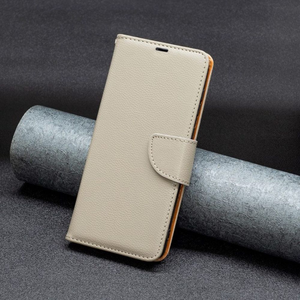 Folio-hoesje voor Xiaomi 13 Lite Lychee Schuine Sluiting