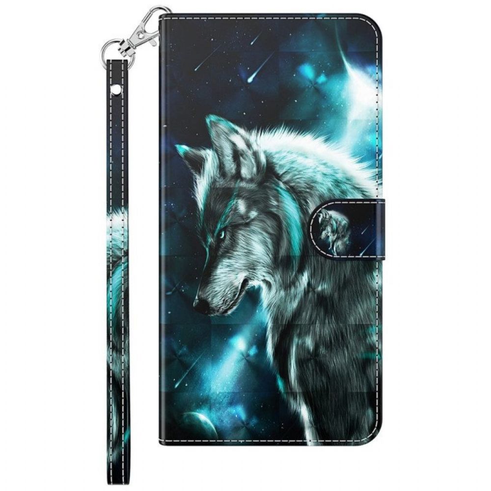 Folio-hoesje voor Xiaomi Redmi A1 Majestueuze Wolf