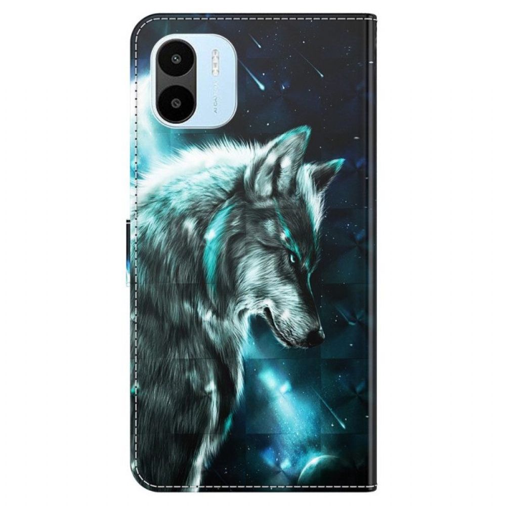 Folio-hoesje voor Xiaomi Redmi A1 Majestueuze Wolf