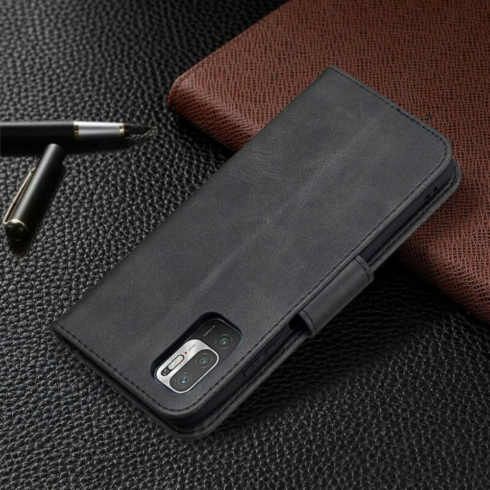 Folio-hoesje voor Xiaomi Redmi Note 10 5G Flip Case Gladde Flap Schuin