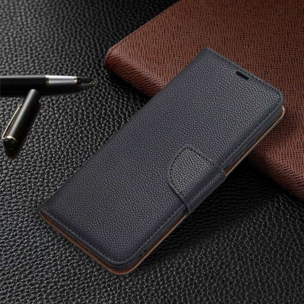 Folio-hoesje voor Xiaomi Redmi Note 10 5G Flip Case Lychee Rabat Schuin