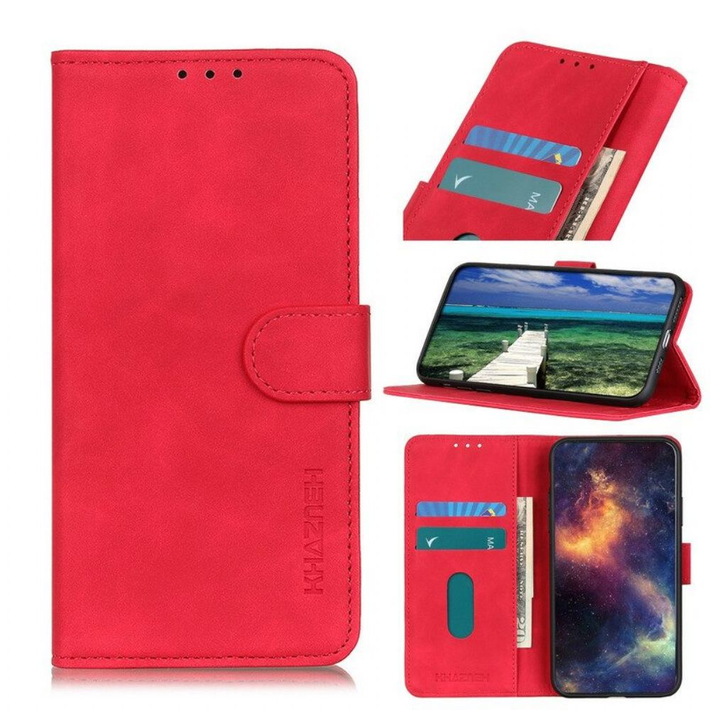 Folio-hoesje voor Xiaomi Redmi Note 10 5G Khazneh Ledereffect