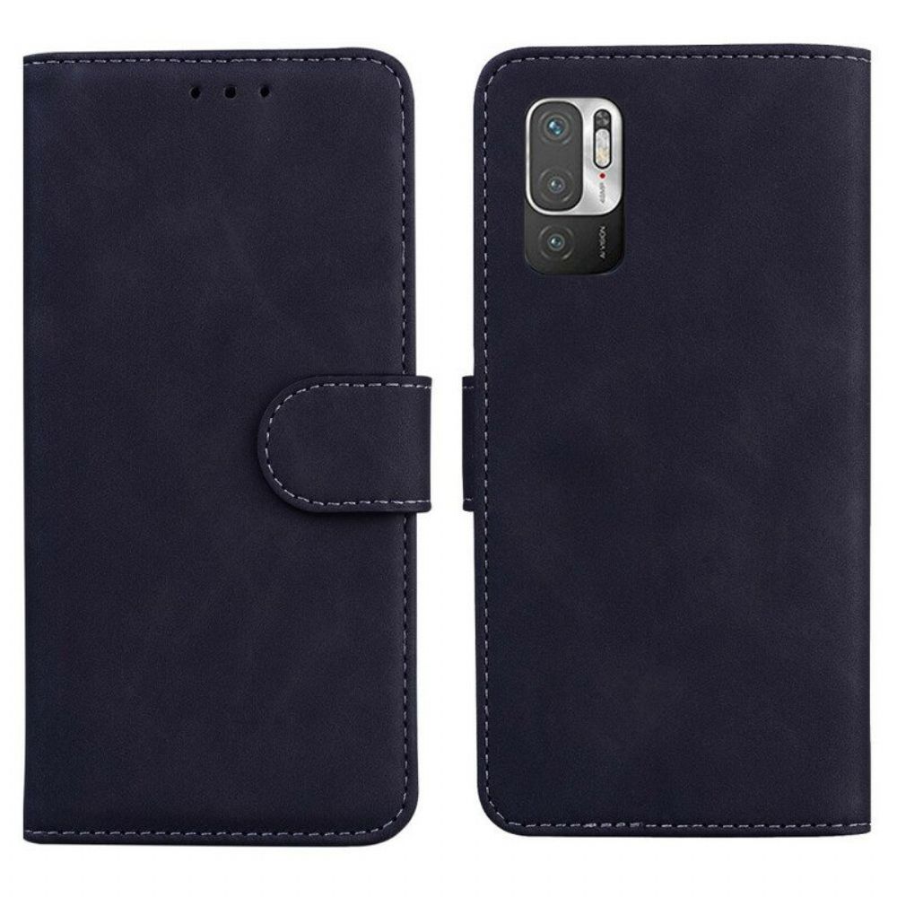 Folio-hoesje voor Xiaomi Redmi Note 10 5G Vintage Naaien