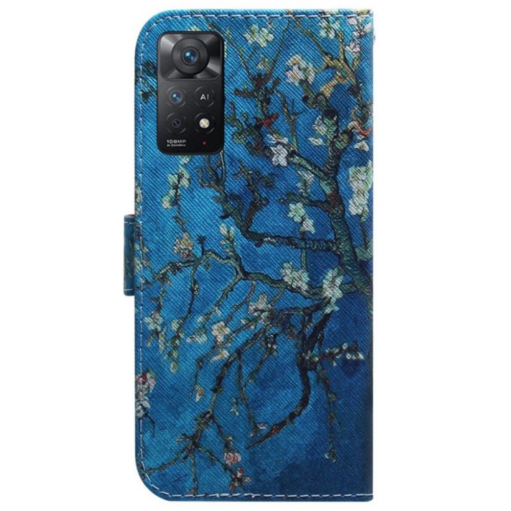 Folio-hoesje voor Xiaomi Redmi Note 11 Pro / 11 Pro 5G Bloeiende Boomtak