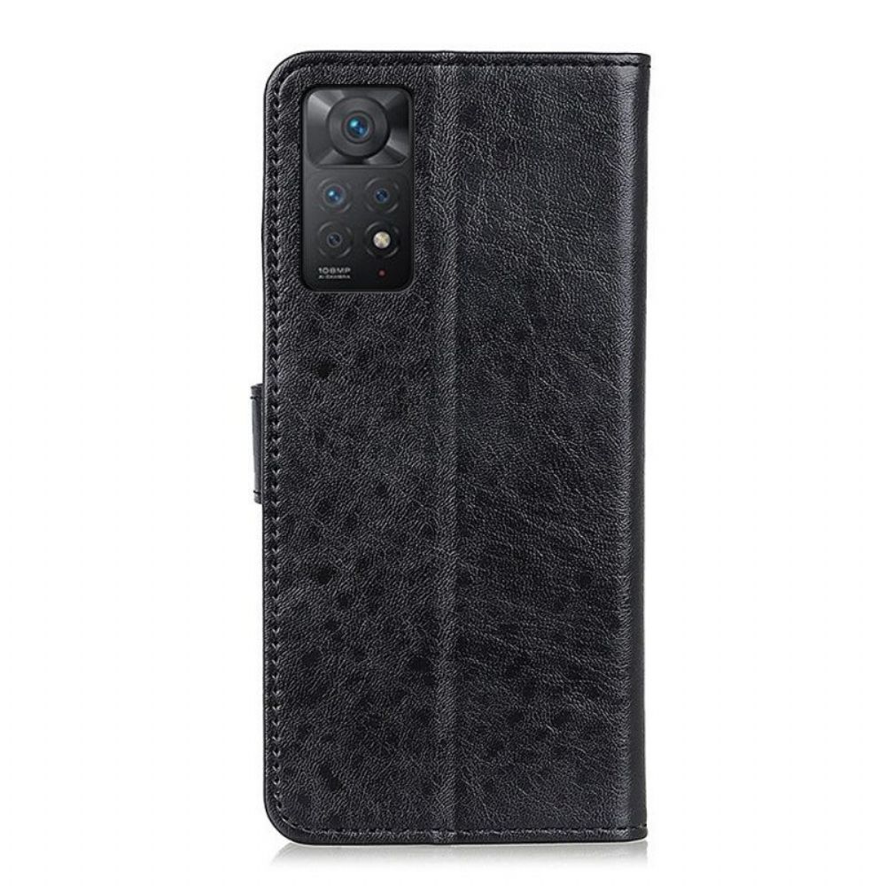 Folio-hoesje voor Xiaomi Redmi Note 11 Pro / 11 Pro 5G Getextureerd Kunstleer