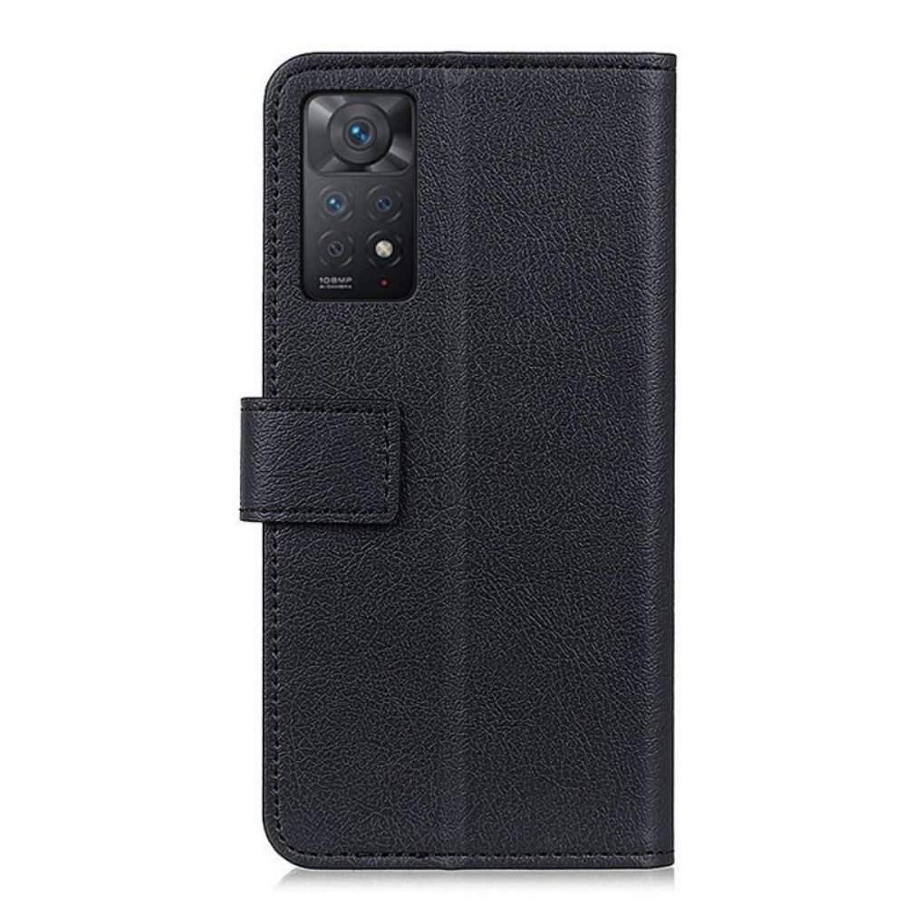 Folio-hoesje voor Xiaomi Redmi Note 11 Pro / 11 Pro 5G Klassieke Lederen Stijl