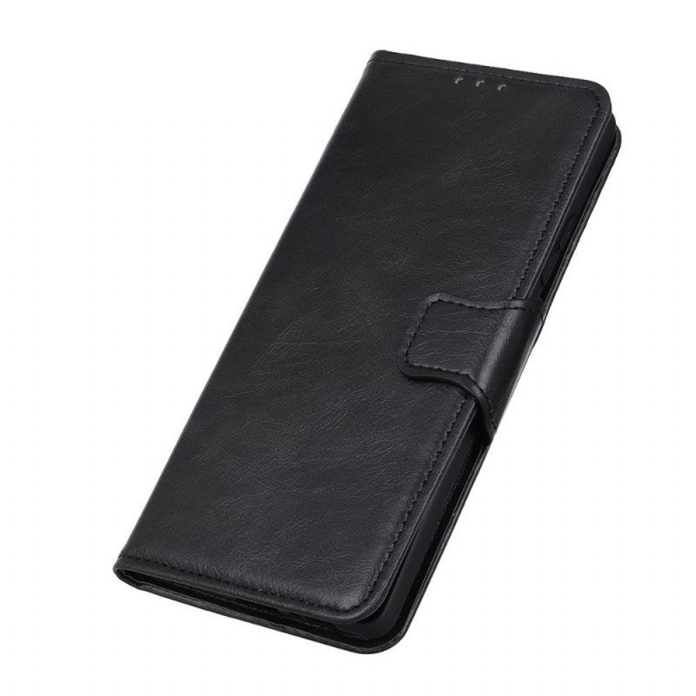 Folio-hoesje voor Xiaomi Redmi Note 11 Pro / 11 Pro 5G Omkeerbare Sluiting Met Leereffect