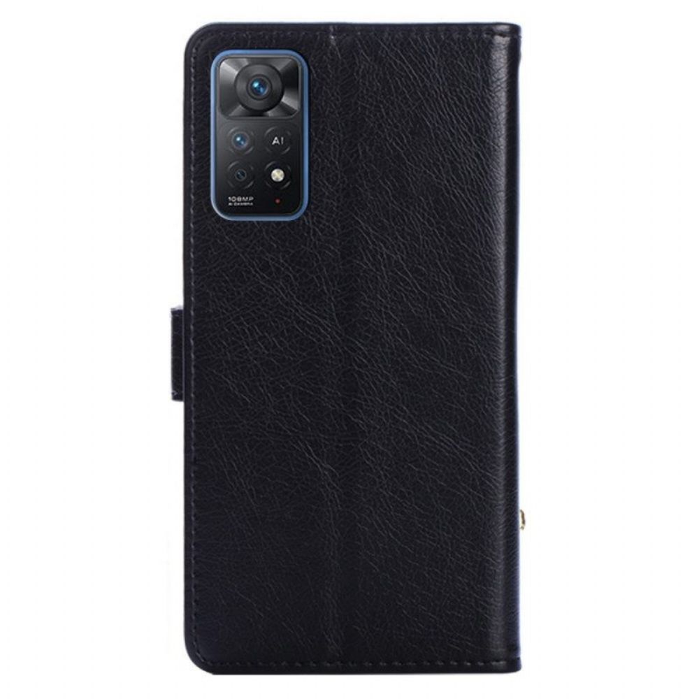 Folio-hoesje voor Xiaomi Redmi Note 11 Pro / 11 Pro 5G Portemonnee En Sleutelkoord Aan De Voorkant