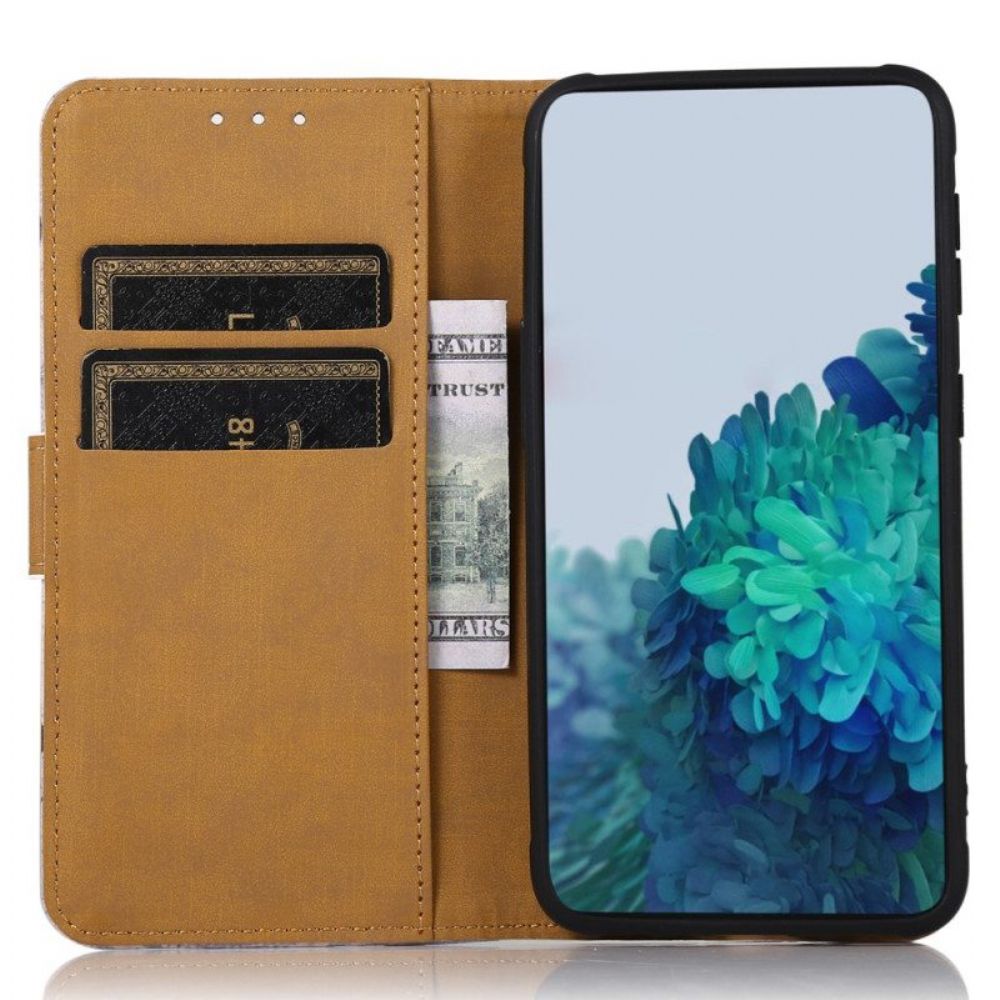 Folio-hoesje voor Xiaomi Redmi Note 12 4G Dichters Eiffeltoren