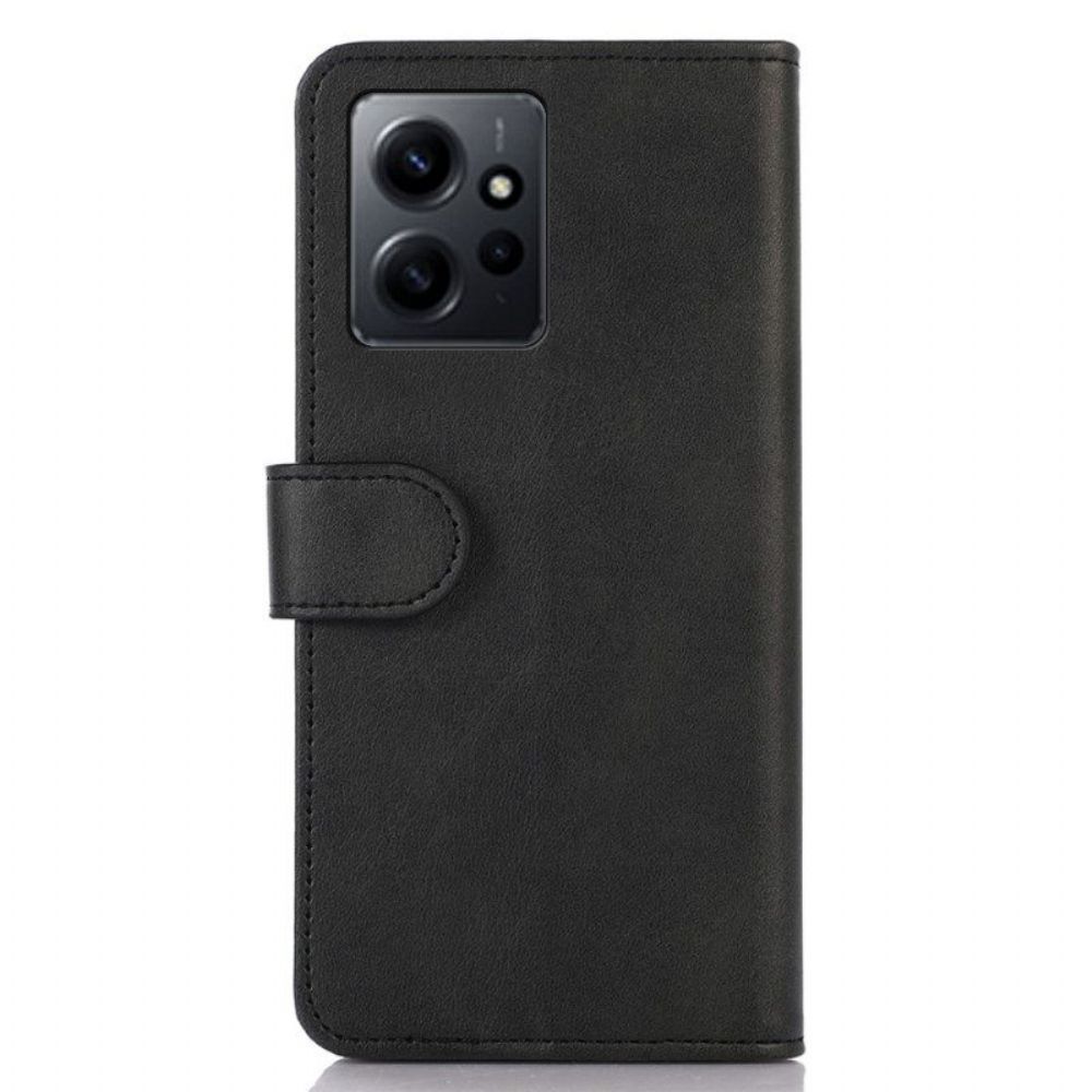 Folio-hoesje voor Xiaomi Redmi Note 12 4G Leer-effect