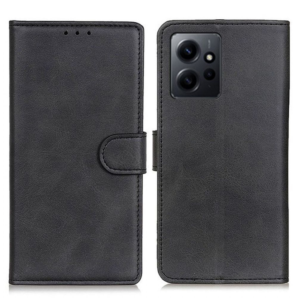 Folio-hoesje voor Xiaomi Redmi Note 12 4G Mat Kunstleer