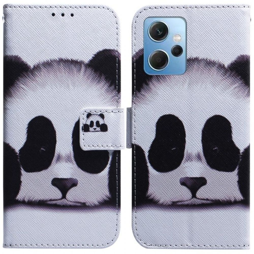 Folio-hoesje voor Xiaomi Redmi Note 12 4G Panda