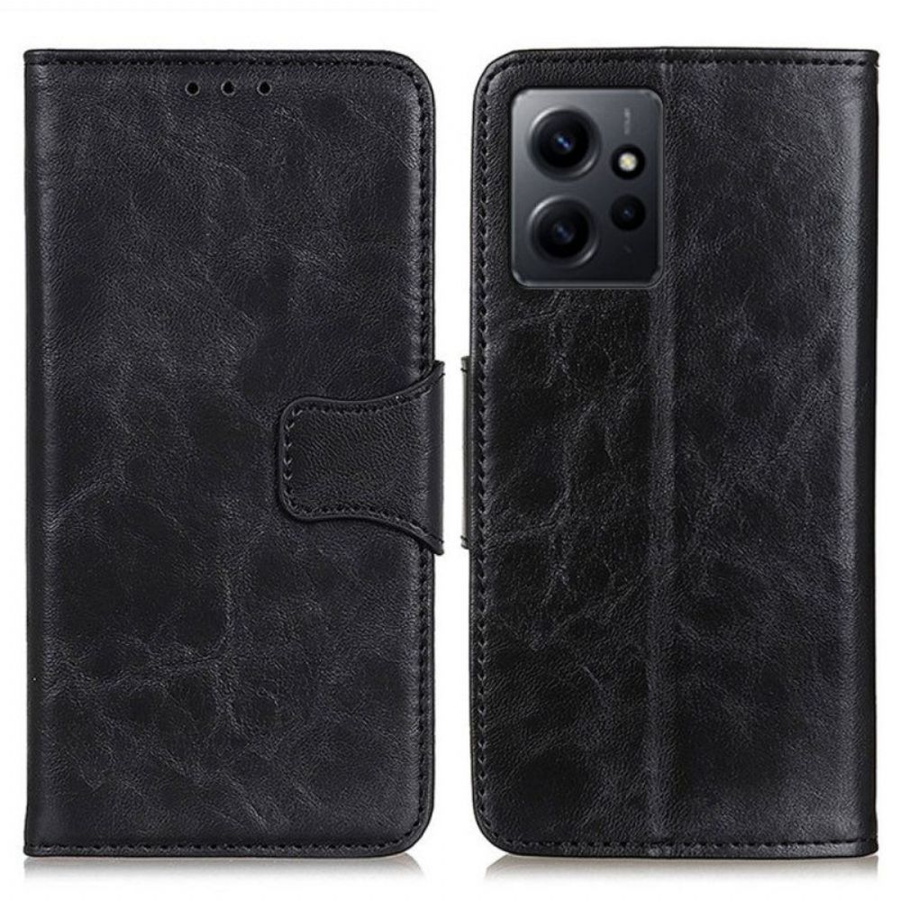 Folio-hoesje voor Xiaomi Redmi Note 12 4G Split Lederen Omkeerbare Sluiting