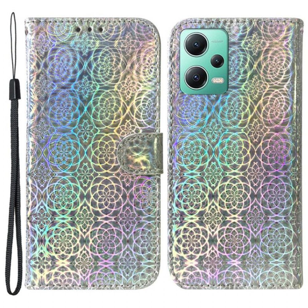 Folio-hoesje voor Xiaomi Redmi Note 12 5G Disco-stijl