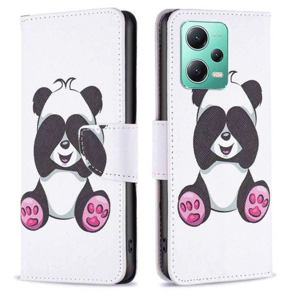 Folio-hoesje voor Xiaomi Redmi Note 12 5G Mijn Panda