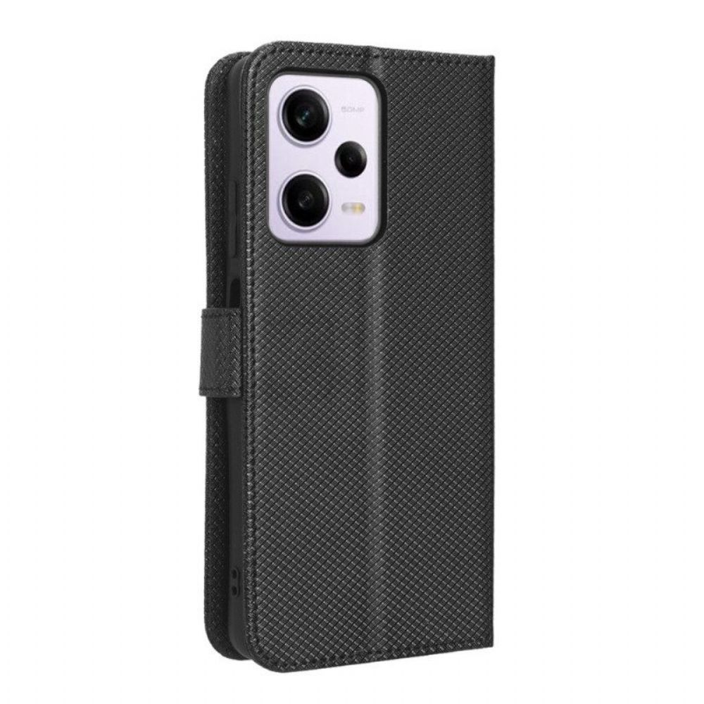 Folio-hoesje voor Xiaomi Redmi Note 12 Pro Plus Met Ketting Stijlvol Imitatieleer Met Bandjes