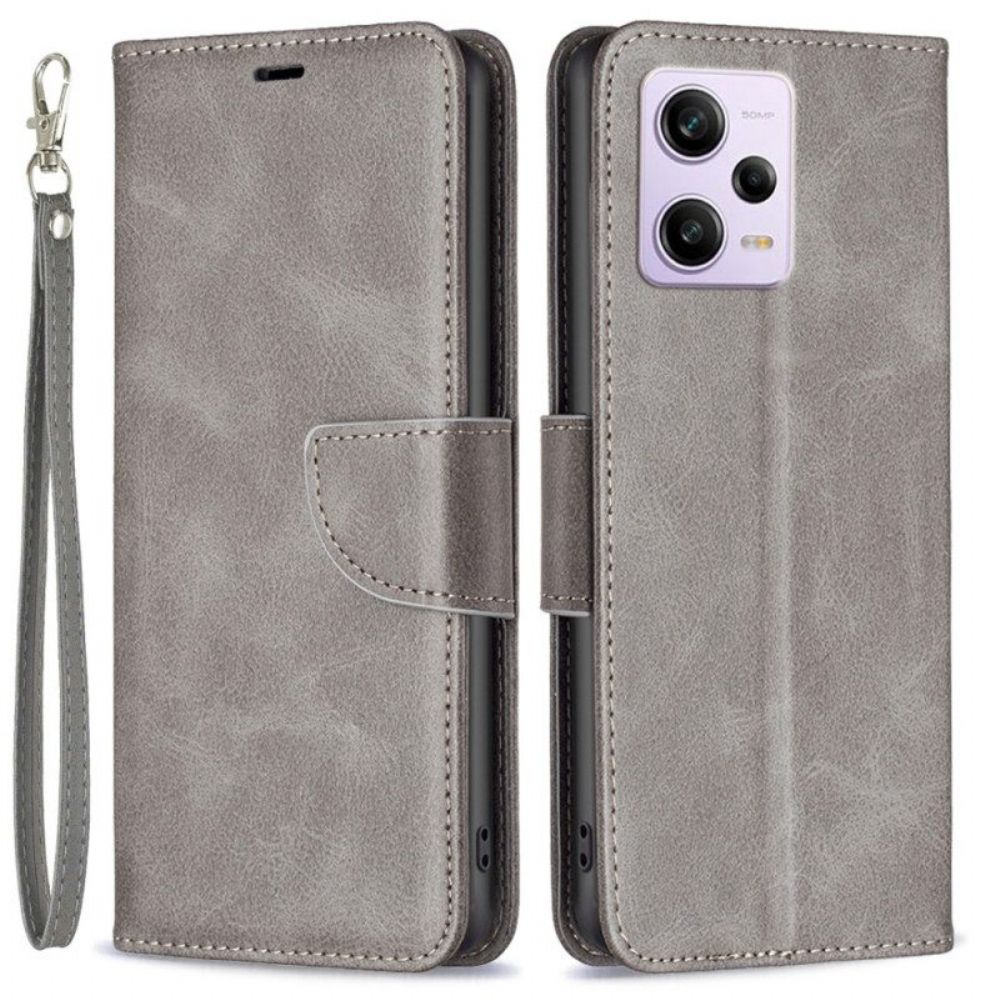 Folio-hoesje voor Xiaomi Redmi Note 12 Pro Schuine Sluiting