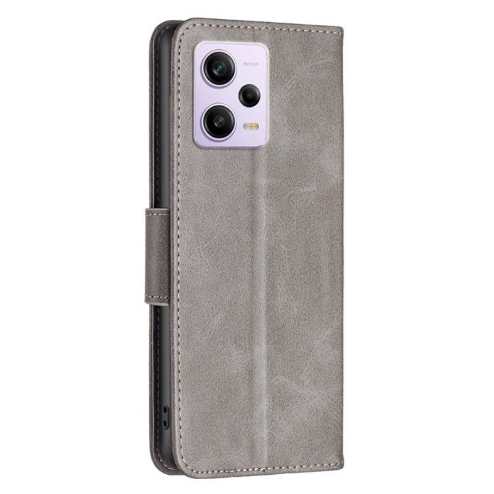 Folio-hoesje voor Xiaomi Redmi Note 12 Pro Schuine Sluiting