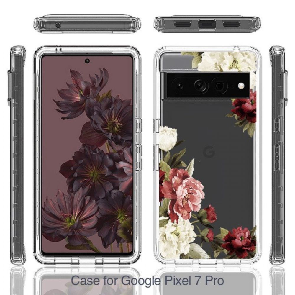 Hoesje voor Google Pixel 7 Pro Naadloze Bloemen