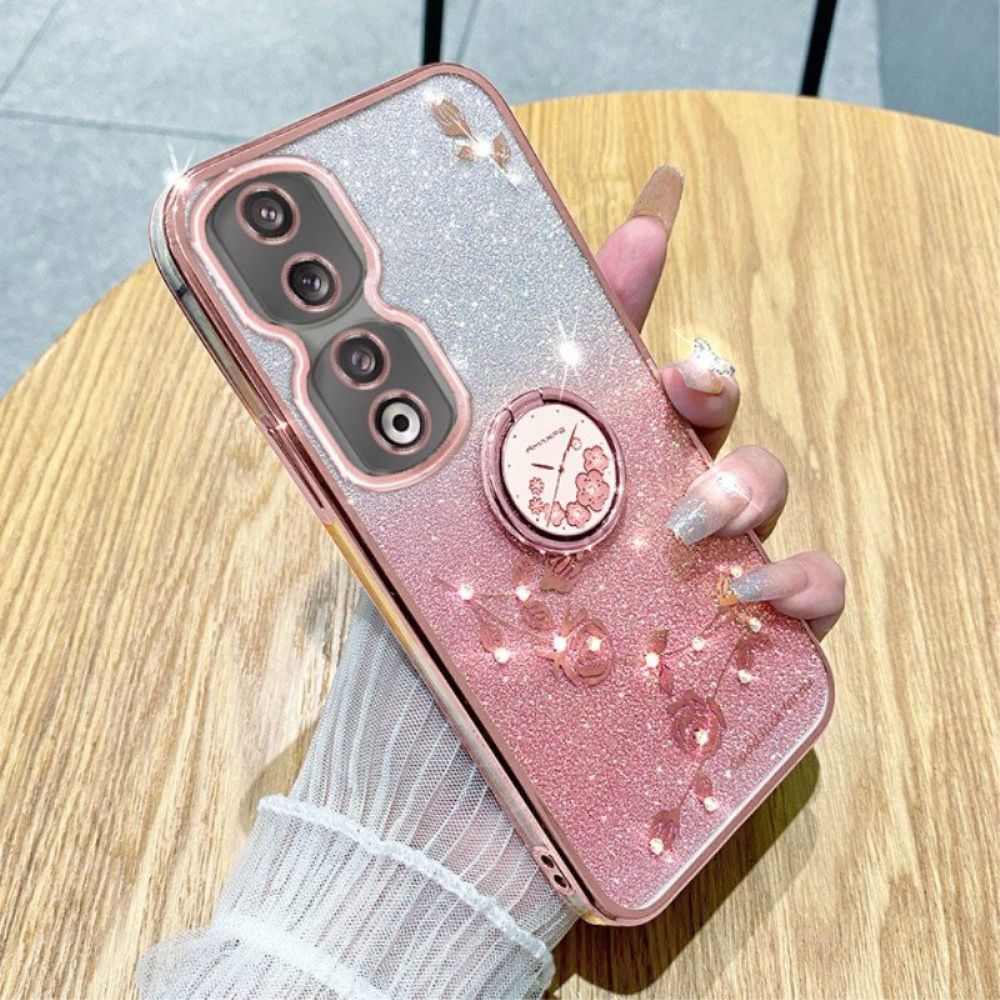 Hoesje voor Honor 90 Pro Glitter- En Handsfree-ondersteuning