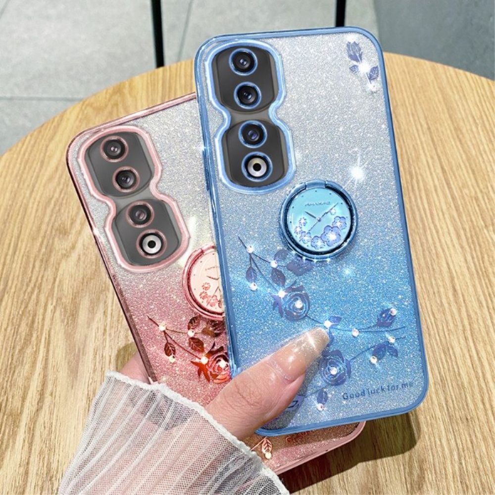 Hoesje voor Honor 90 Pro Glitter- En Handsfree-ondersteuning