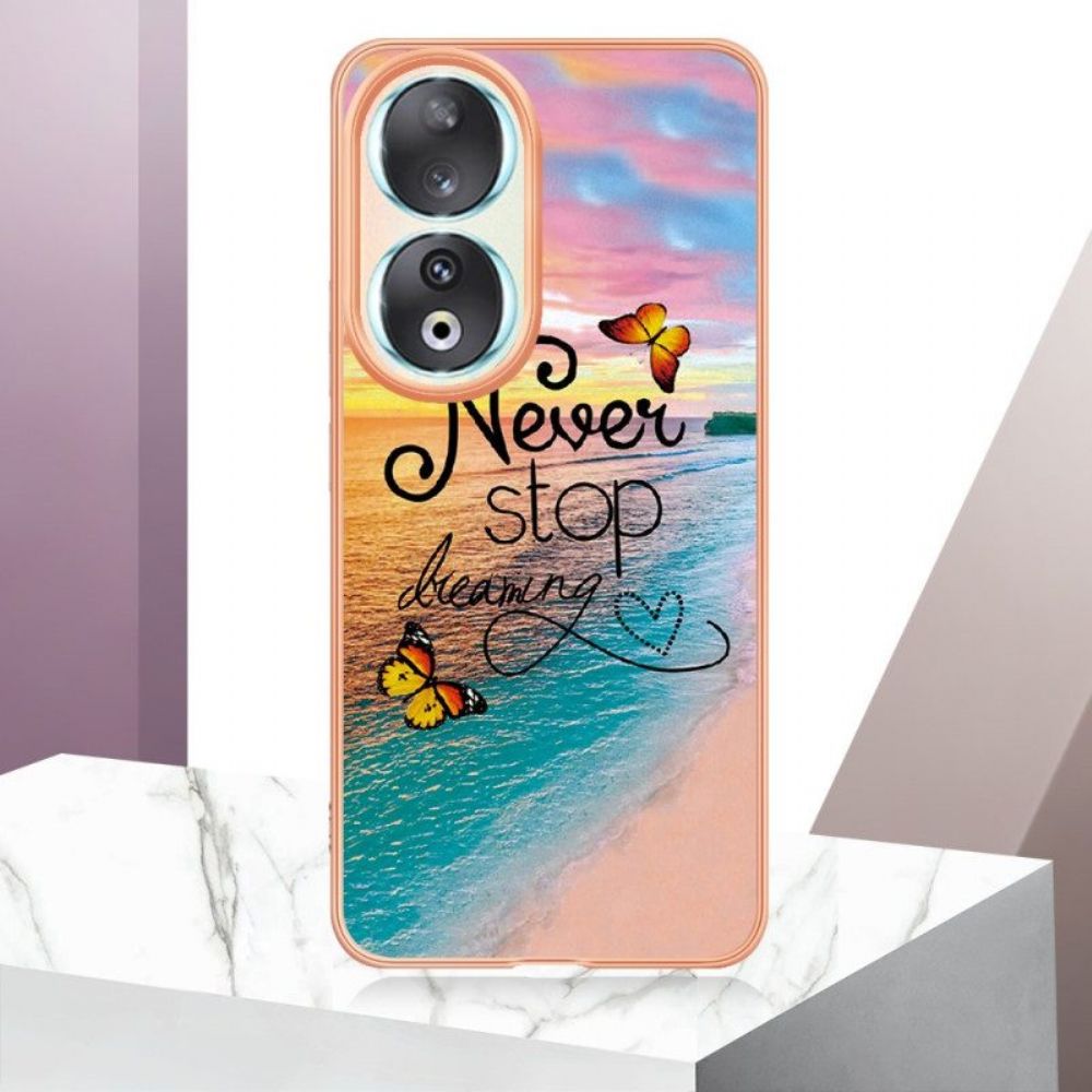 Hoesje voor Honor 90 Stop Nooit Met Dromen