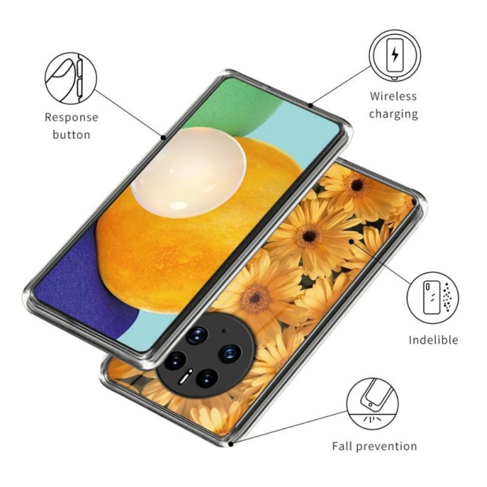 Hoesje voor Huawei Mate 50 Pro Zonnebloemen