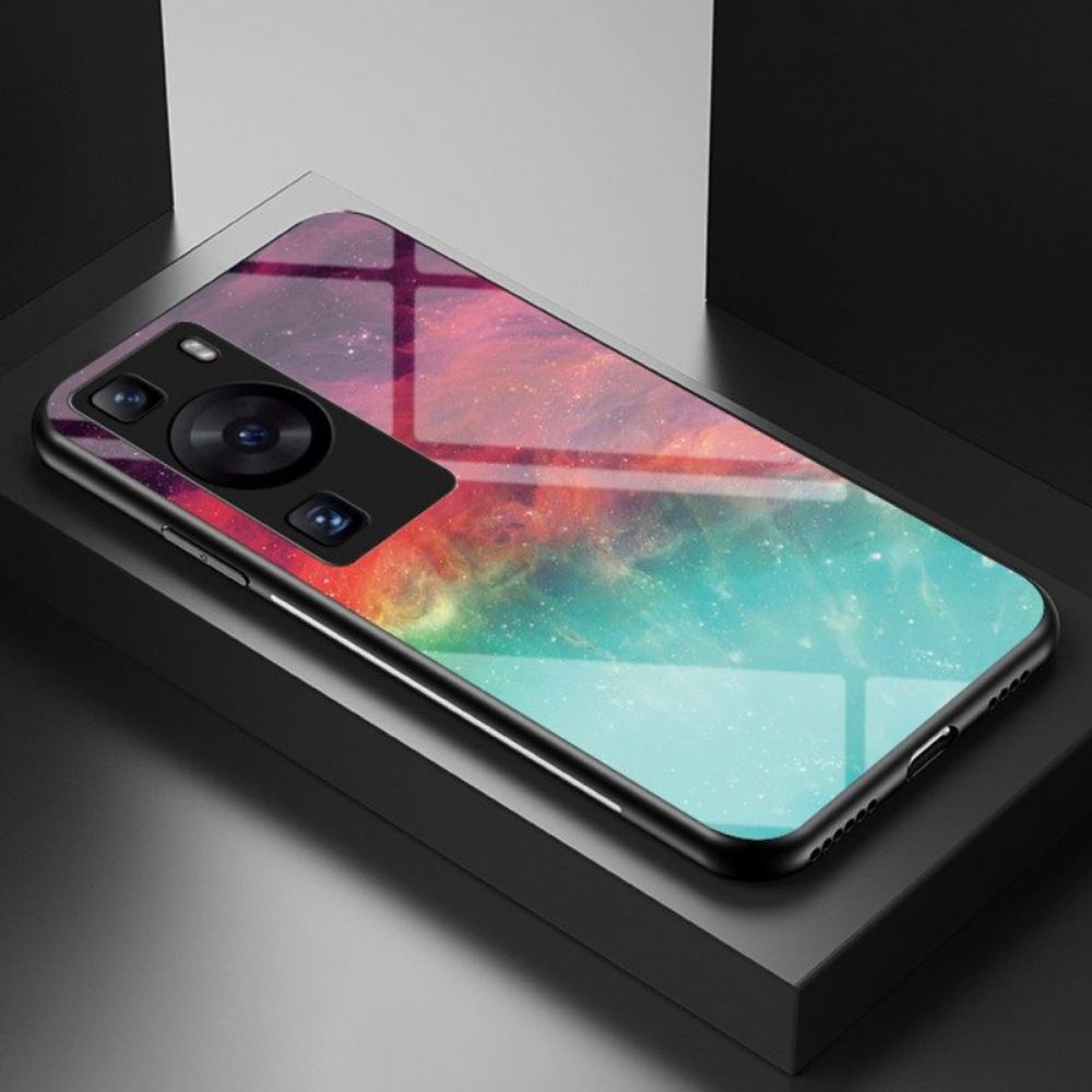 Hoesje voor Huawei P60 Pro Hemelgehard Glas