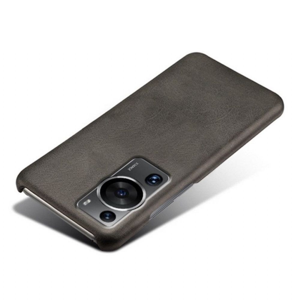 Hoesje voor Huawei P60 Pro Ledereffect