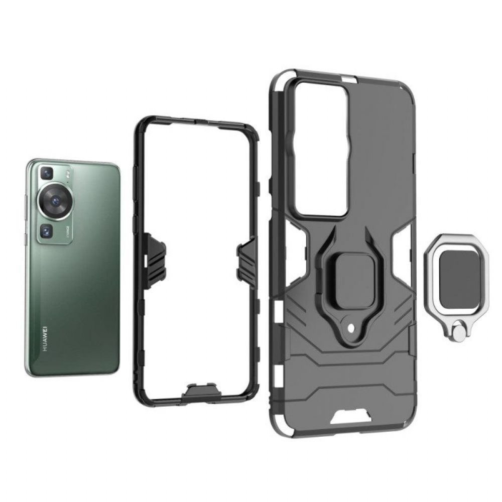 Hoesje voor Huawei P60 Pro Ringbestendig