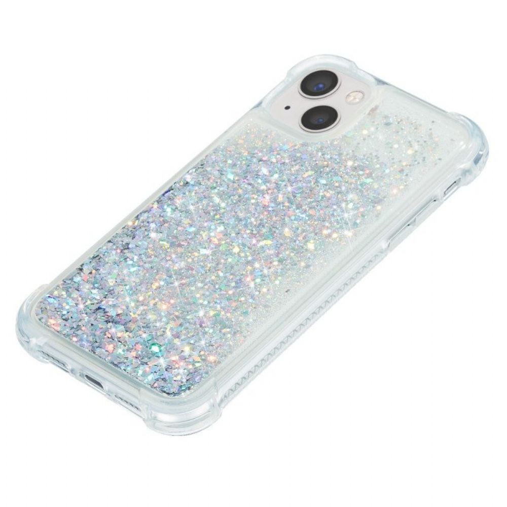 Hoesje voor iPhone 15 Plus Glitters