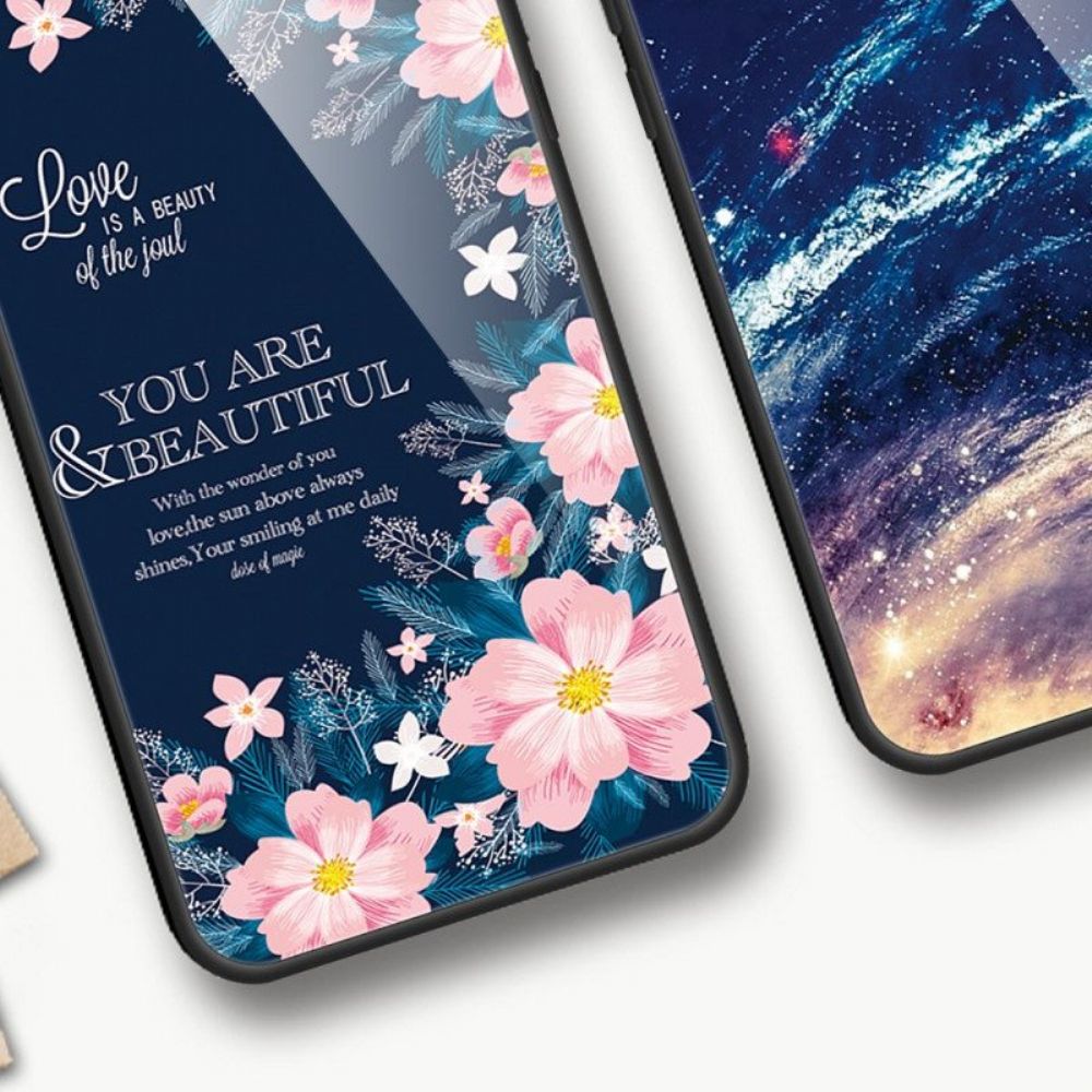 Hoesje voor iPhone 15 Plus Liefde Voor Roze Bloemen