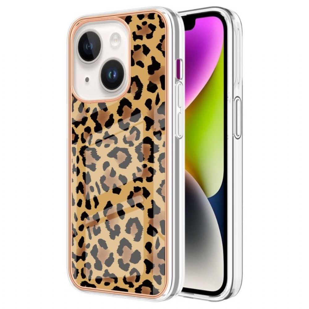 Hoesje voor iPhone 15 Plus Luipaard