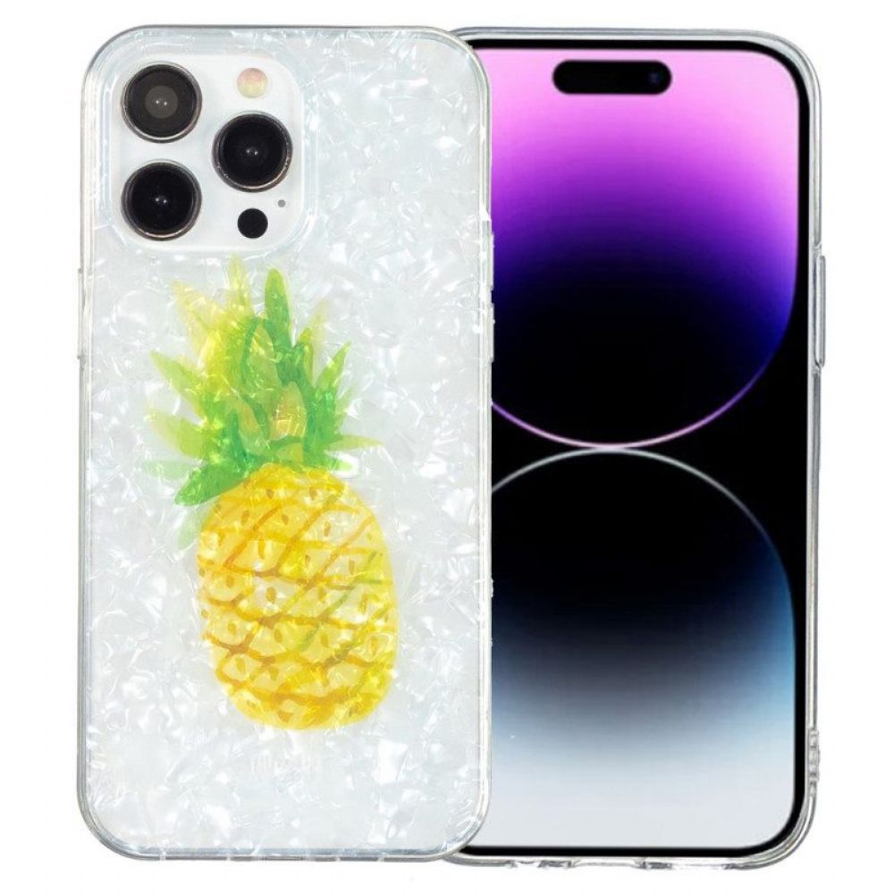 Hoesje voor iPhone 15 Pro Ananas