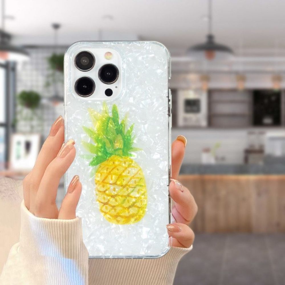 Hoesje voor iPhone 15 Pro Ananas