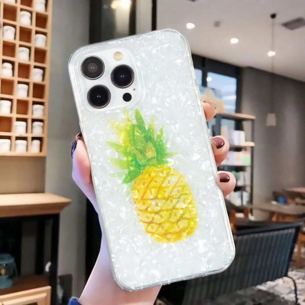 Hoesje voor iPhone 15 Pro Ananas