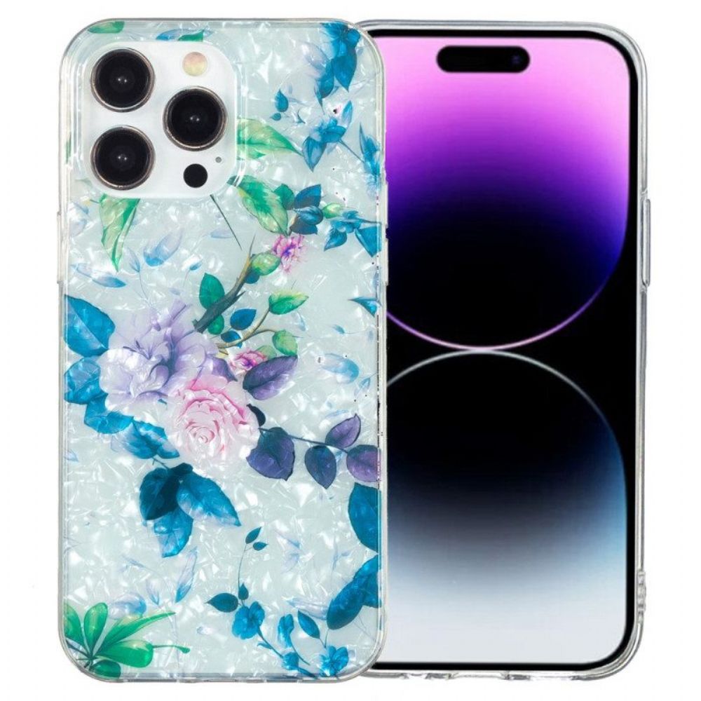 Hoesje voor iPhone 15 Pro Bloemen