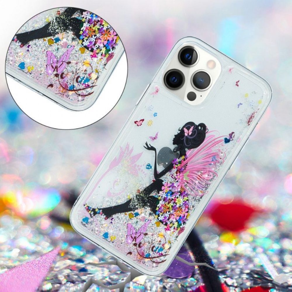 Hoesje voor iPhone 15 Pro Max Glitterhond