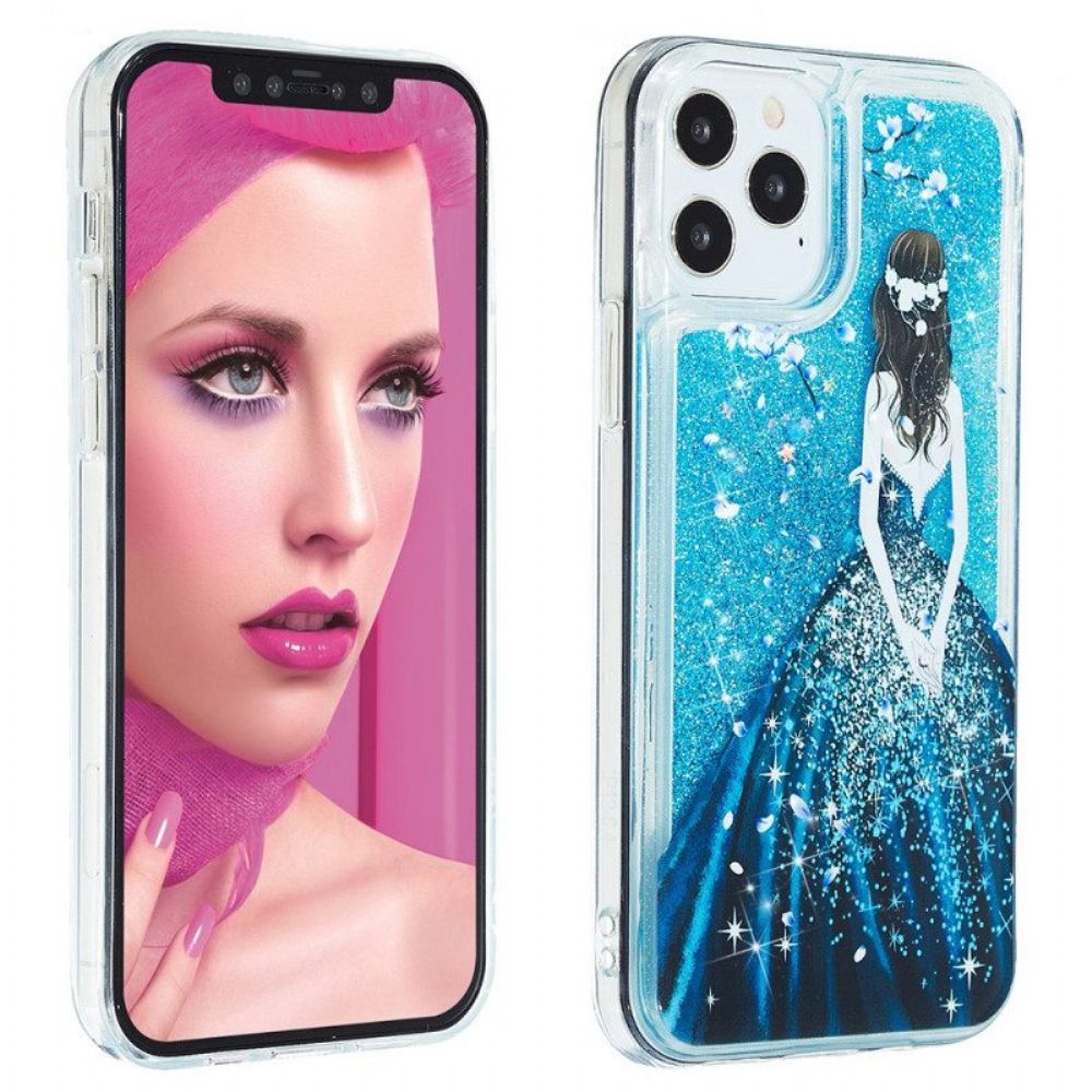 Hoesje voor iPhone 15 Pro Modieuze Pailletten