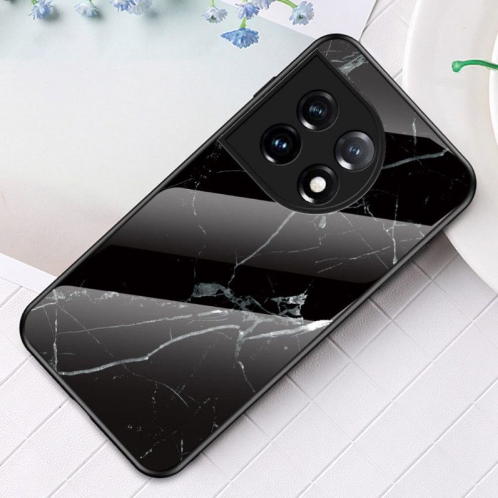 Hoesje voor OnePlus 11 5G Marmer Gehard Glas