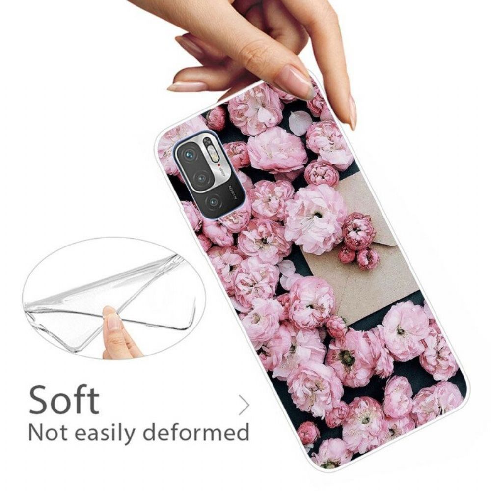 Hoesje voor Poco M3 Pro 5G Intense Bloemen