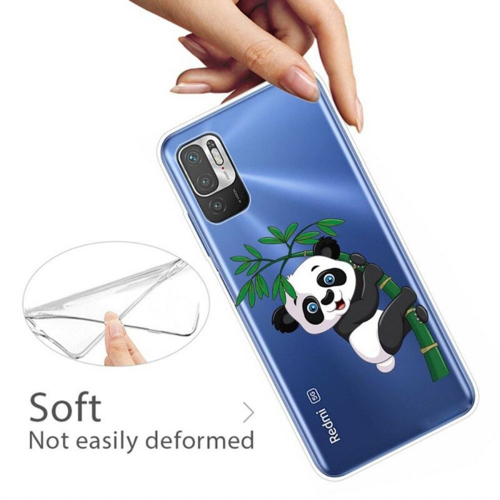 Hoesje voor Poco M3 Pro 5G Panda Op Bamboe