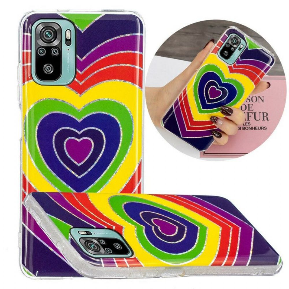 Hoesje voor Poco M5s Psychedelisch Hart