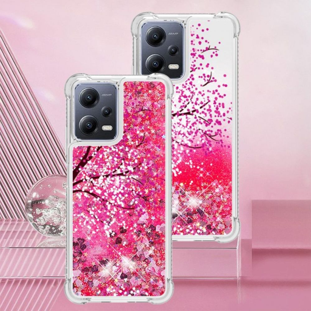 Hoesje voor Poco X5 5G Glitter Boom